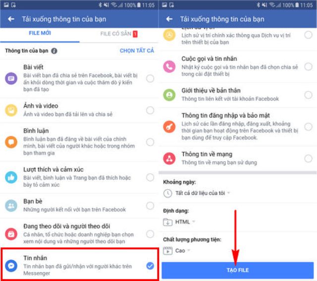 4 cách khôi phục tin nhắn đã xóa trên messenger trong 5 phút 4 khôi phục tin nhắn đã xóa trên messenger trên Android 3