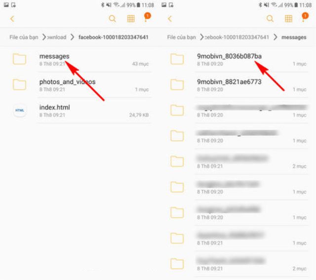 4 cách khôi phục tin nhắn đã xóa trên messenger trong 5 phút 8 khôi phục tin nhắn đã xóa trên messenger trên Android 7