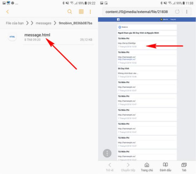 4 cách khôi phục tin nhắn đã xóa trên messenger trong 5 phút 9 khôi phục tin nhắn đã xóa trên messenger trên Android 8