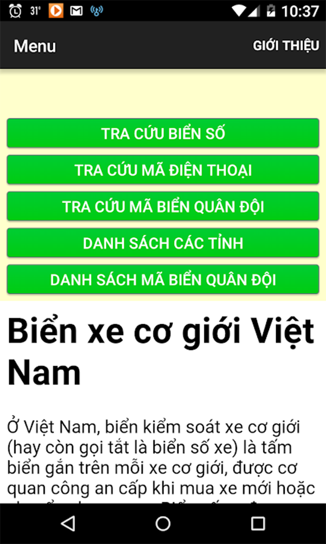 TOP 5 phần mềm tra cứu biển số xe cho iPhone và Android tốt nhất 1 Tra-Bien-So-Xe