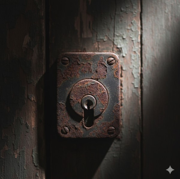 ổ khóa bị rỉ sét